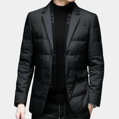 Curtis - Padded Blazer Jacket — Black