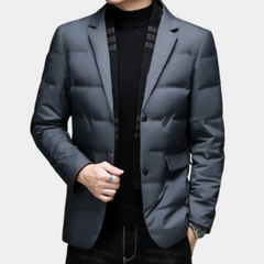Curtis - Padded Blazer Jacket — Grey