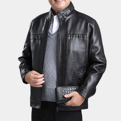 Everett - Classic Leather Zip Jacket