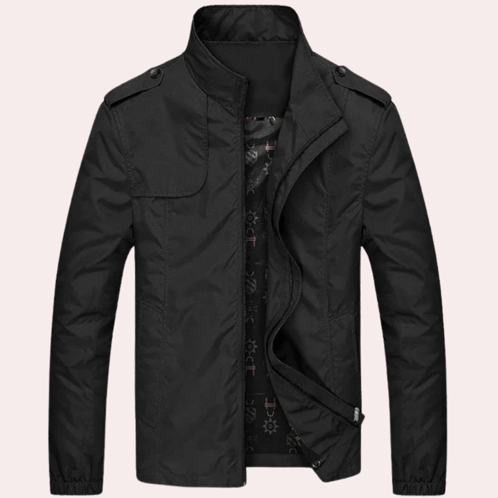 Arthur - Lightweight Zip Jacket — Black