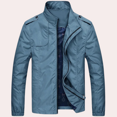 Arthur - Lightweight Zip Jacket — Light blue
