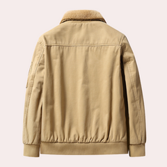 Travis - Bomber with Sherpa Collar