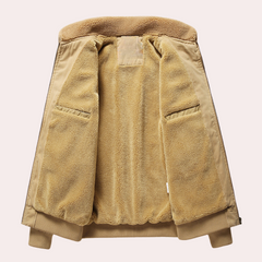 Travis - Bomber with Sherpa Collar