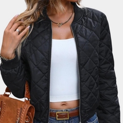 Sandra - Quilted Bomber Jacket