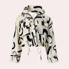 Aurora - Abstract Print Fleece Jacket