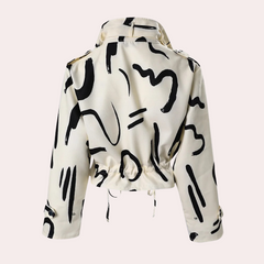 Aurora - Abstract Print Fleece Jacket