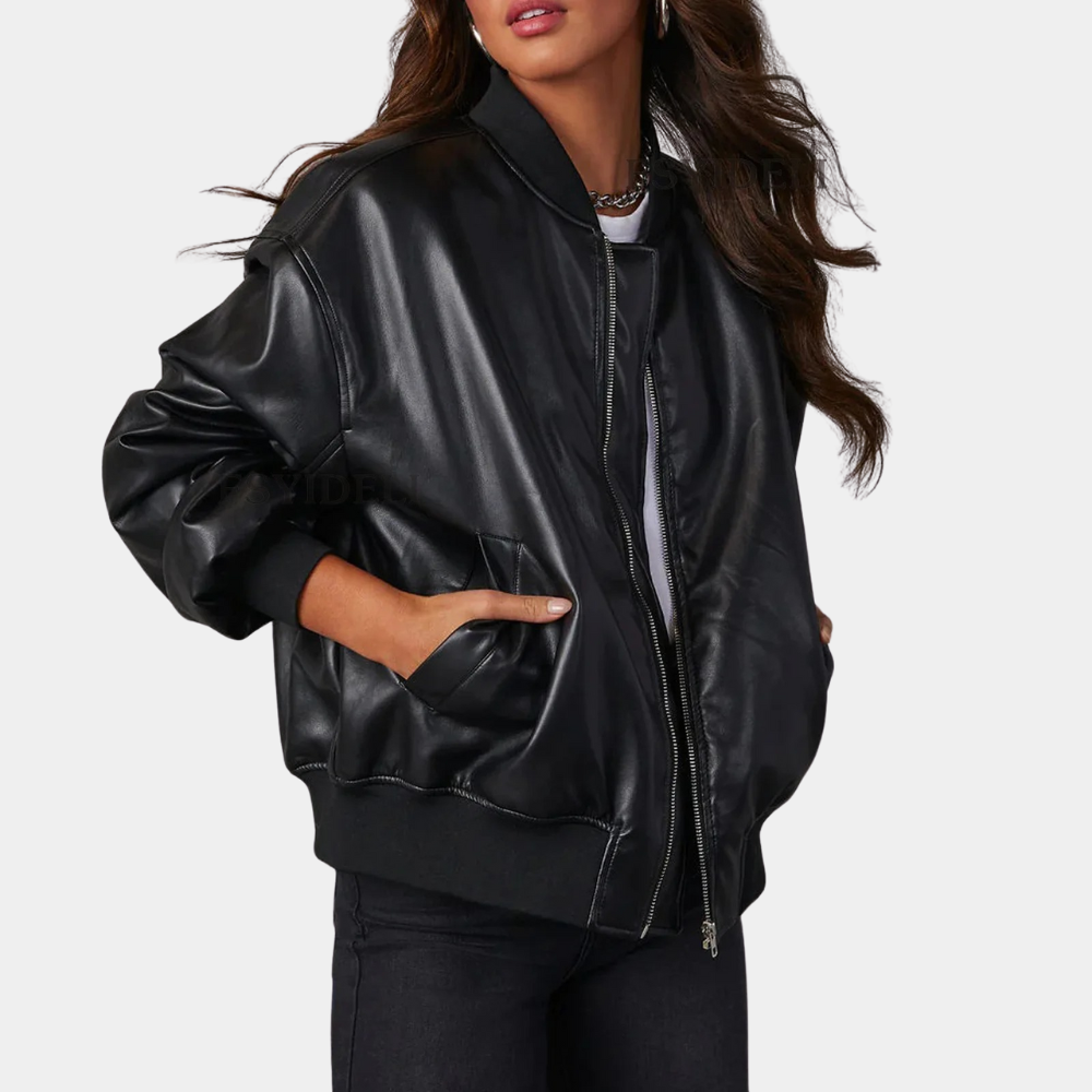 Cecily - Soft Bomber Jacket