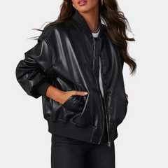 Cecily - Soft Bomber Jacket
