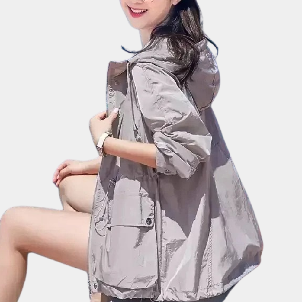 Genevieve - Lightweight Hooded Windbreaker