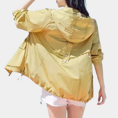 Genevieve - Lightweight Hooded Windbreaker