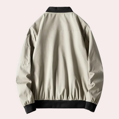 Wayne - Olive Bomber Jacket