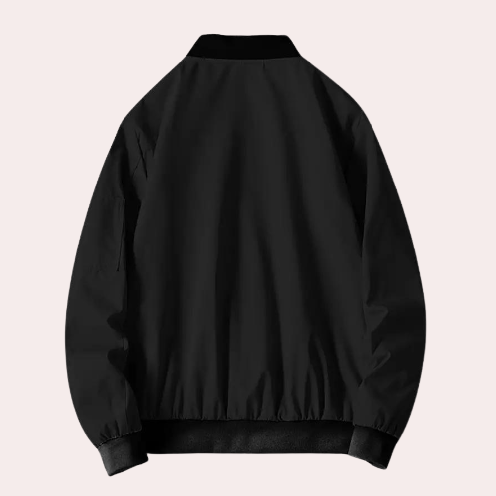 Wayne - Olive Bomber Jacket