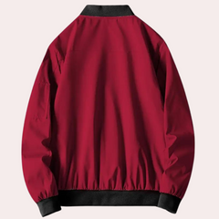 Wayne - Olive Bomber Jacket