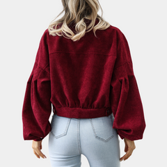Coralie - Cropped Corduroy Jacket