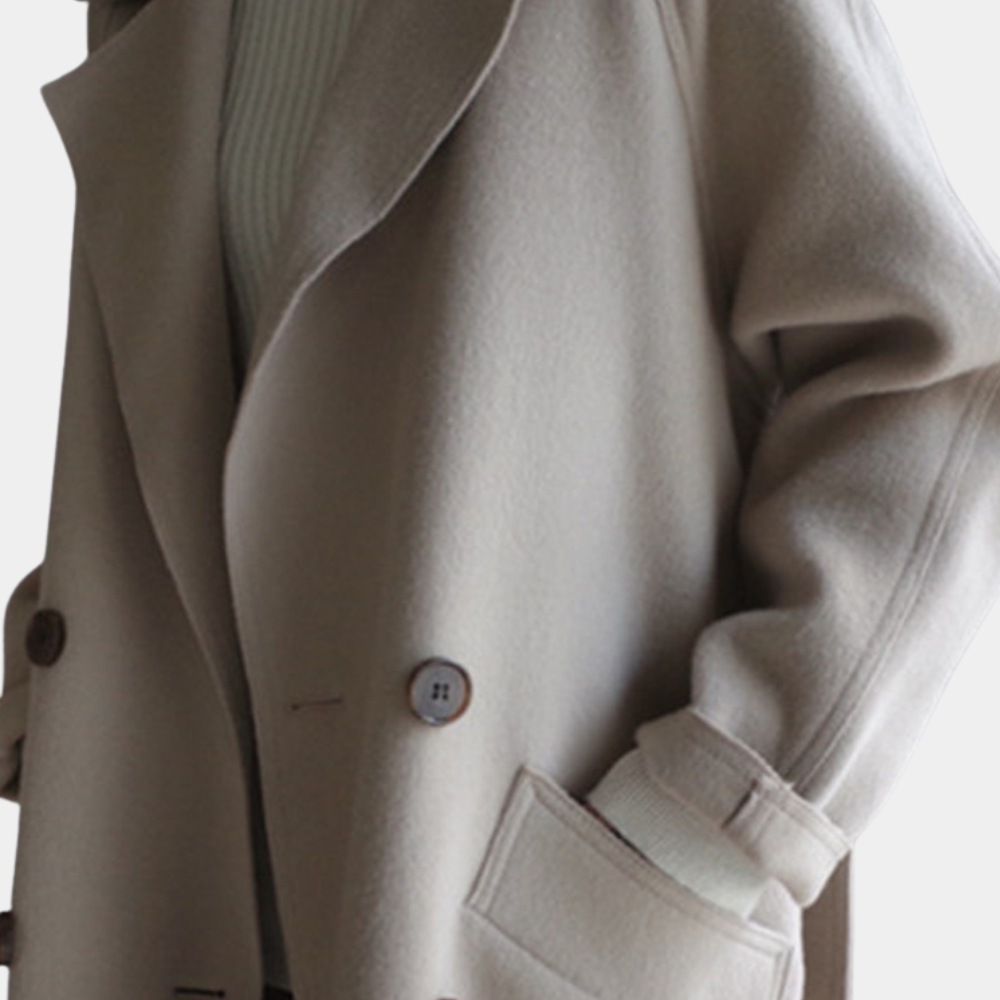 Rhonda - Long Belted Wool Coat