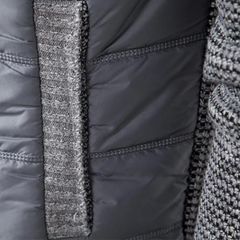 Sterling - Padded Jacket with Knit Sleeves