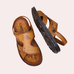 Russell - Leather Strap Sandals