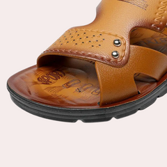 Russell - Leather Strap Sandals