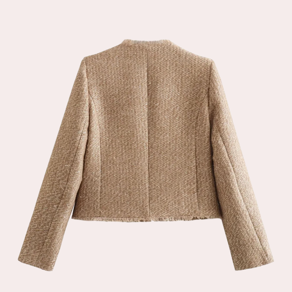 Prudence - Tweed Jacket with Pearl Buttons