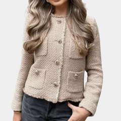 Prudence - Tweed Jacket with Pearl Buttons