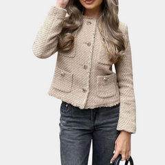 Prudence - Tweed Jacket with Pearl Buttons