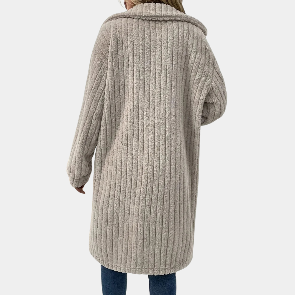 Celeste - Teddy Long Cardigan Coat