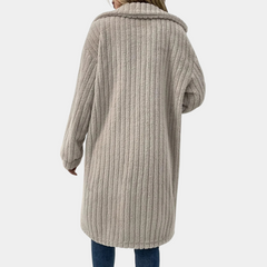 Celeste - Teddy Long Cardigan Coat