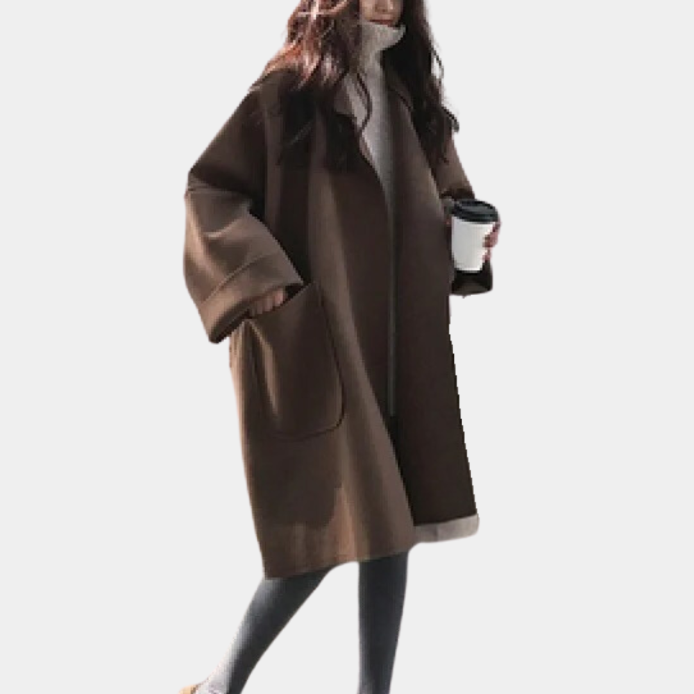 Yvonne - Cape Coat with Pockets