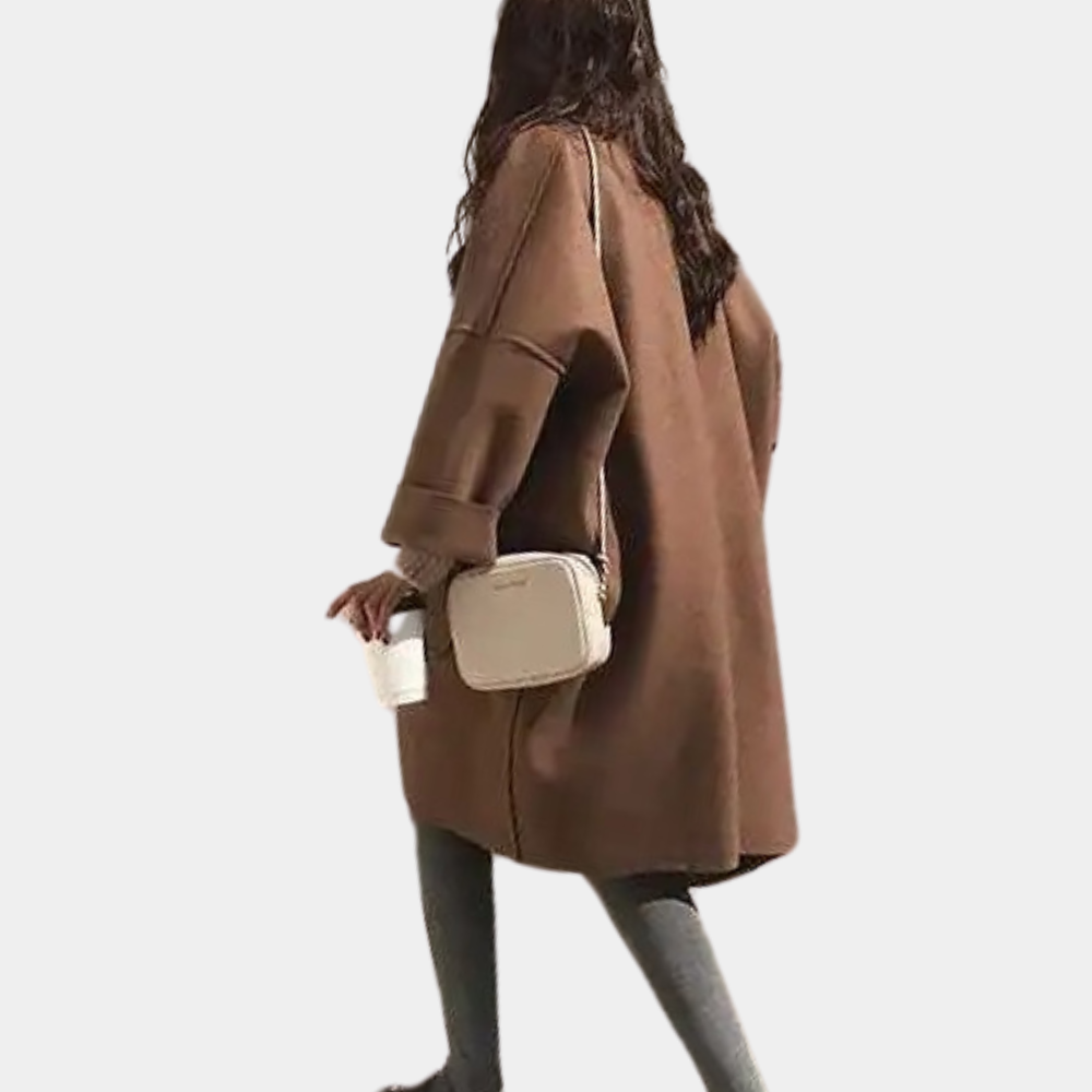 Yvonne - Cape Coat with Pockets