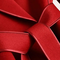 Pauline - Long Coat with Bow Details