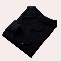 Bennett - Knit Pullover Hoodie — Black