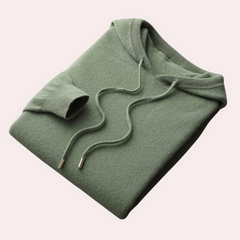 Bennett - Knit Pullover Hoodie — Green