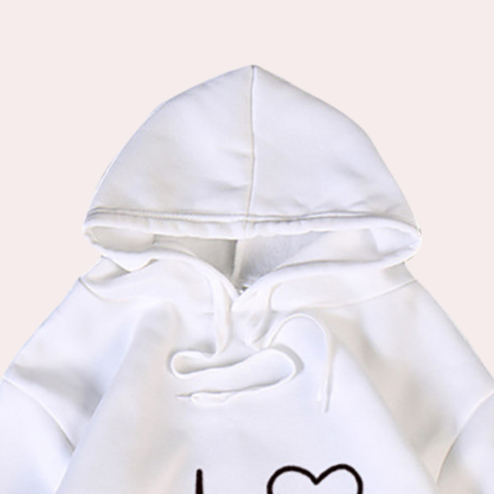Sharon - Heartbeat Print Hoodie