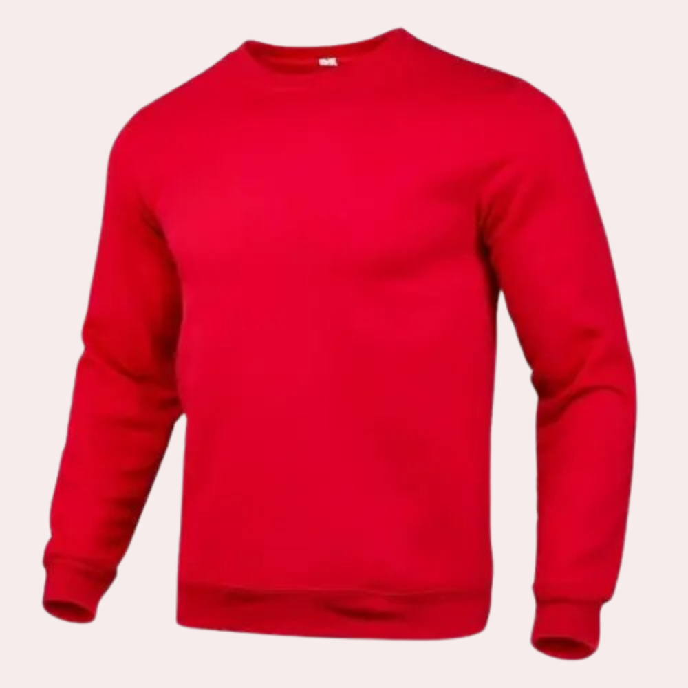 Leonard - Classic Crew Sweatshirt — Red