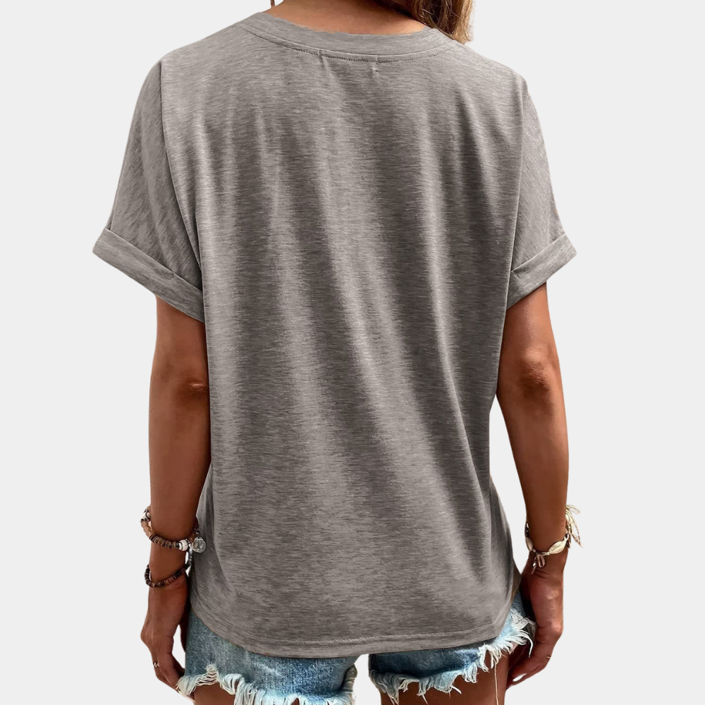 Seraphina - Button Placket Tee