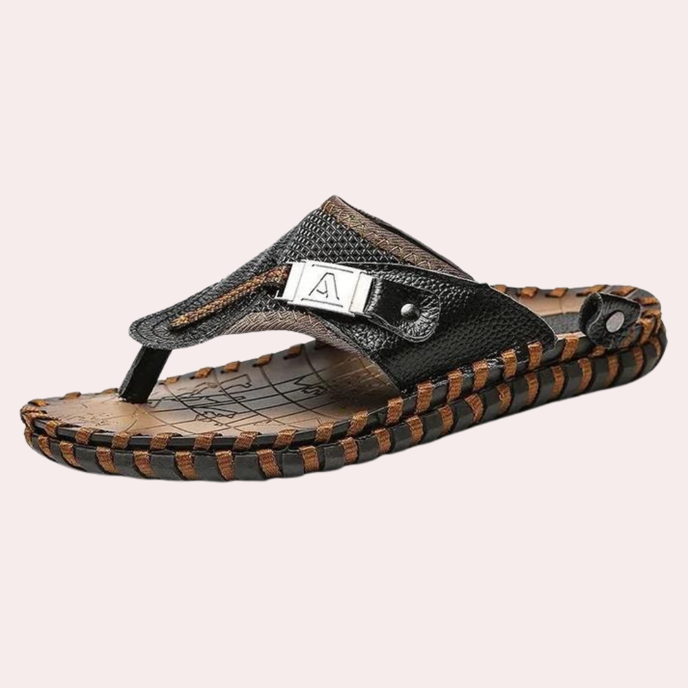 Sterling - Leather Toe Post Sandals