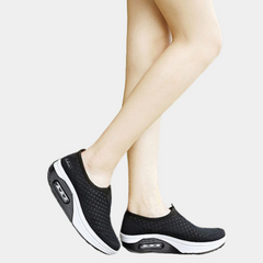 Catherine - Air Cushion Slip on Trainers — Black