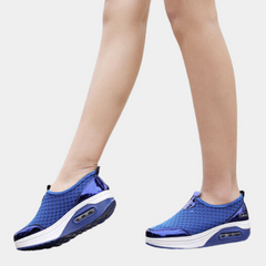 Catherine - Air Cushion Slip on Trainers — Blue