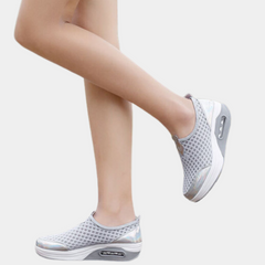 Catherine - Air Cushion Slip on Trainers — Grey