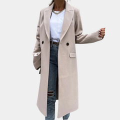Helena - Longline Camel Coat