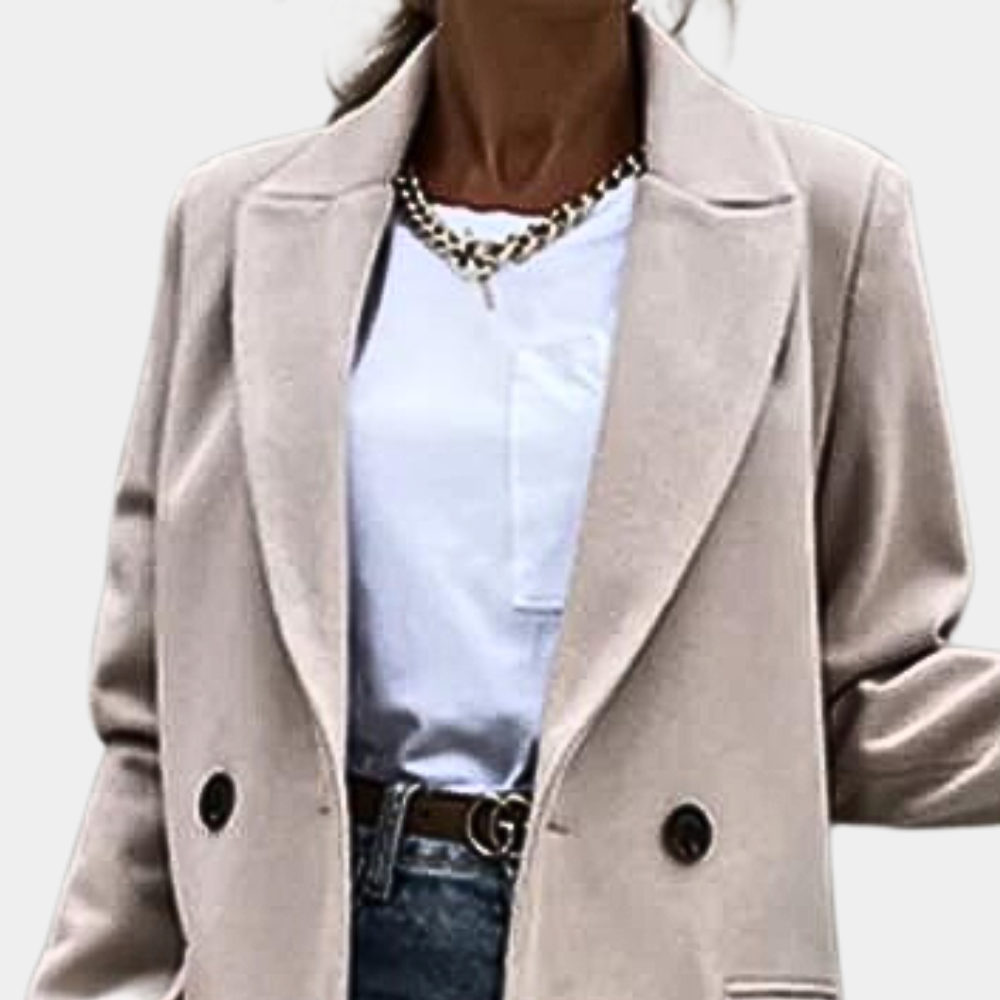 Helena - Longline Camel Coat