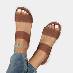 Yvette - Elastic Strap Sandals