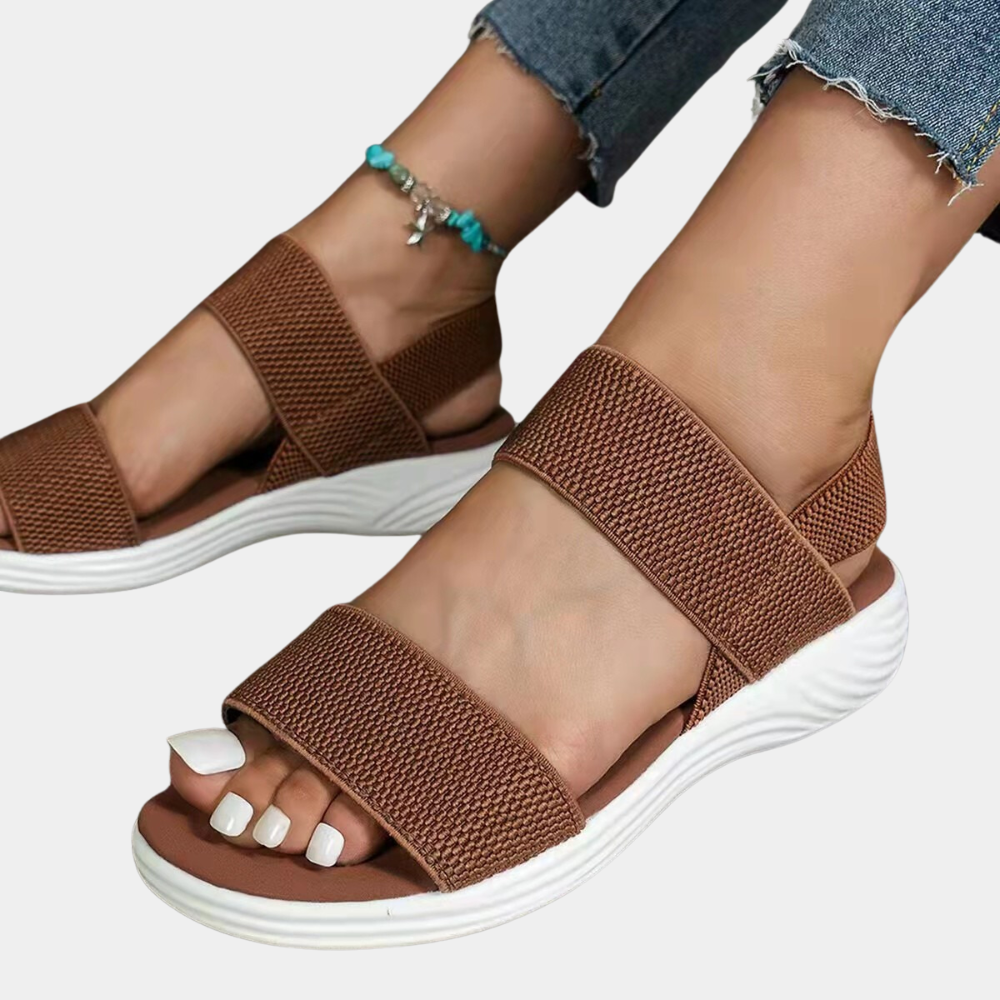 Yvette - Elastic Strap Sandals