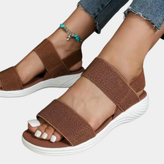 Yvette - Elastic Strap Sandals