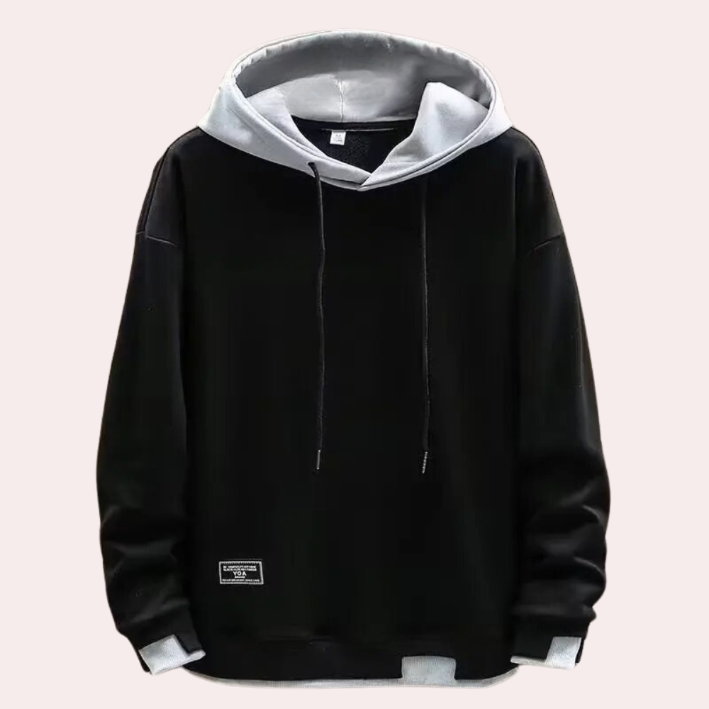 Lawrence - Hoodie with Contrast Lining