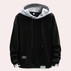 Lawrence - Hoodie with Contrast Lining
