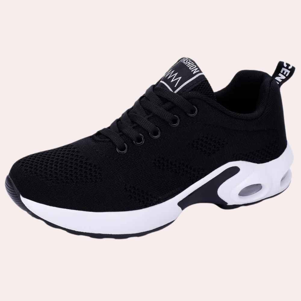 Sandra - Air Cushion Trainers — Black