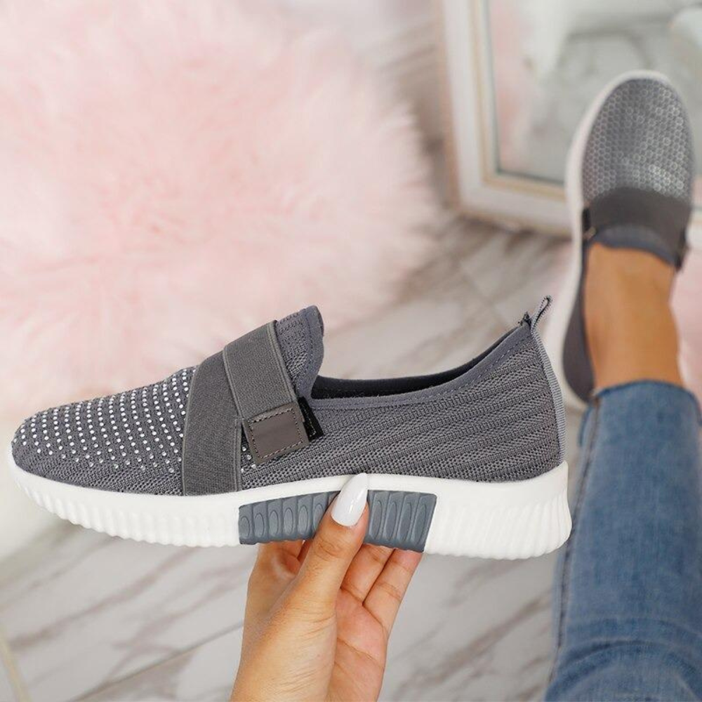 Giselle - Knit Slip on Flats