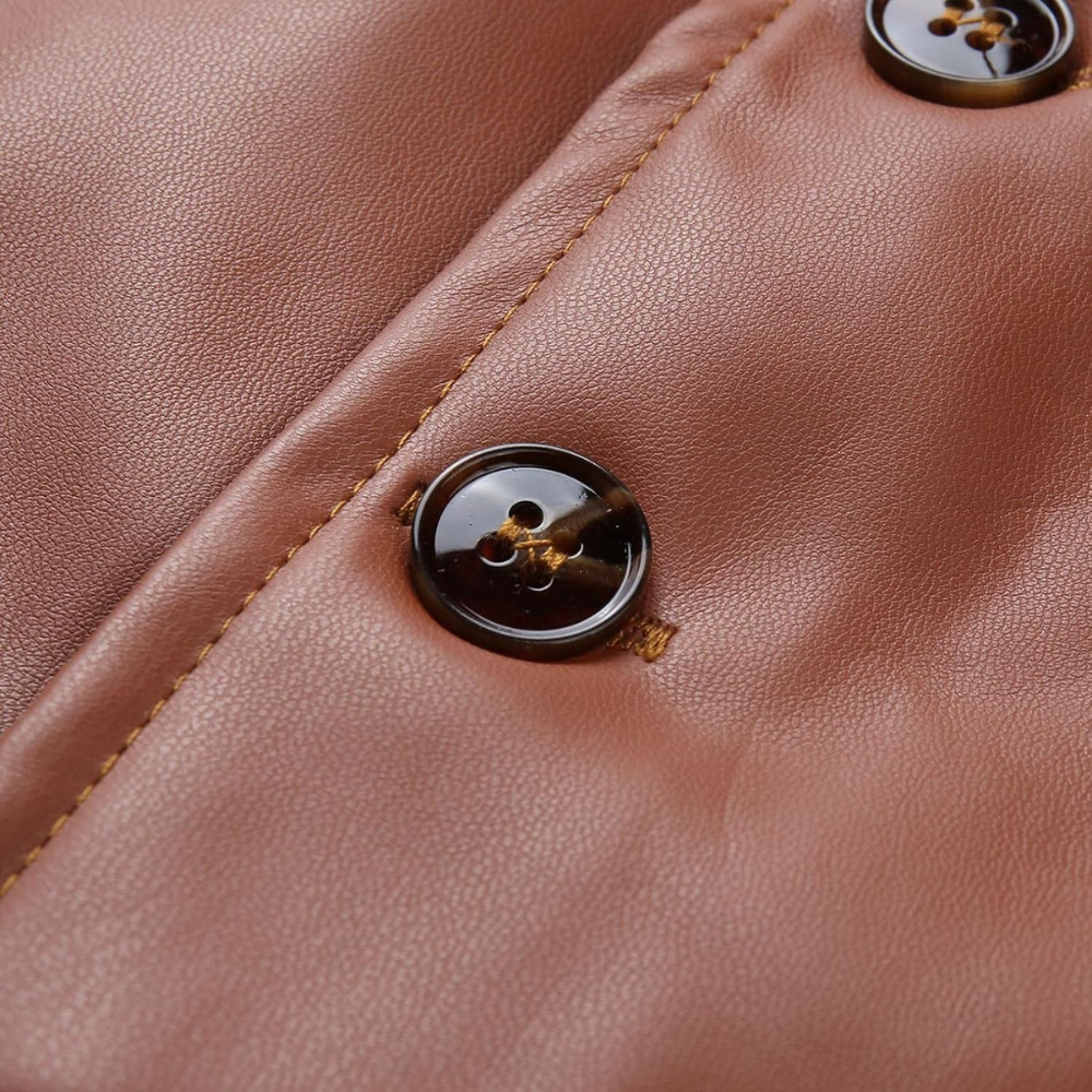 Warren - Leather Waistcoat