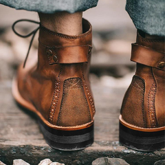 Dashiell - Burnished Leather Boots